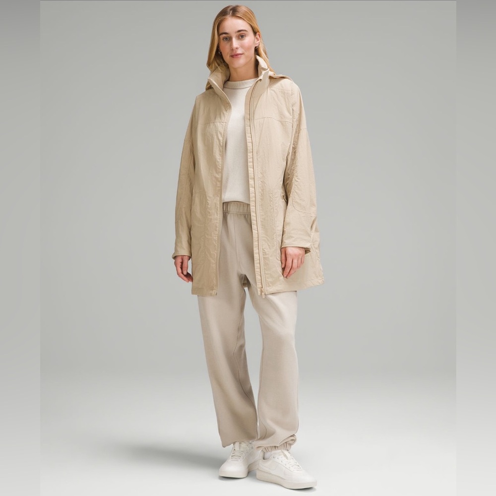 NWT Lululemon Hooded Mid-Length Utility  "Trench" Jacket  Large
